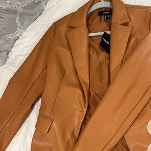 Forever21 leather blazer
